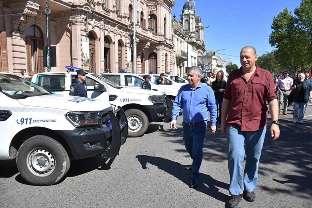 Chivilcoy recibió 17 patrulleros para renovar su flota