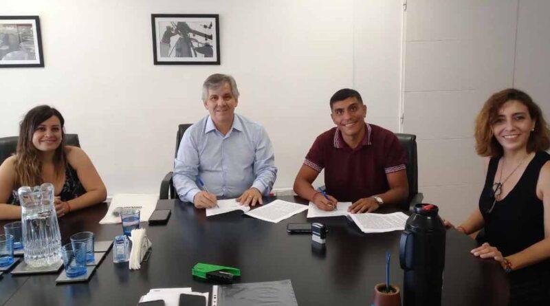 Britos firmó un convenio con el INAES para obras en el Parque Industrial de Moquehuá
