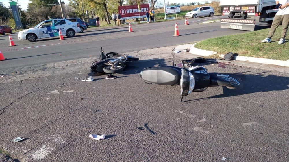 Colisión y tragedia en el acceso a Bragado