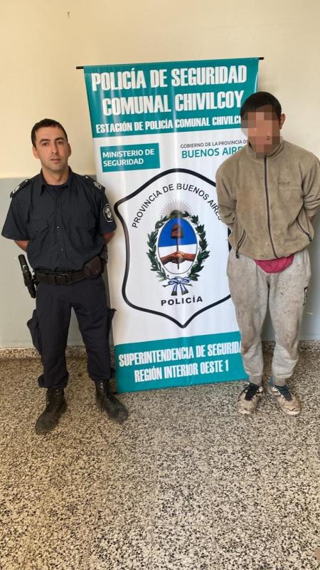 Se detuvo a un sujeto que robó en una casaquinta