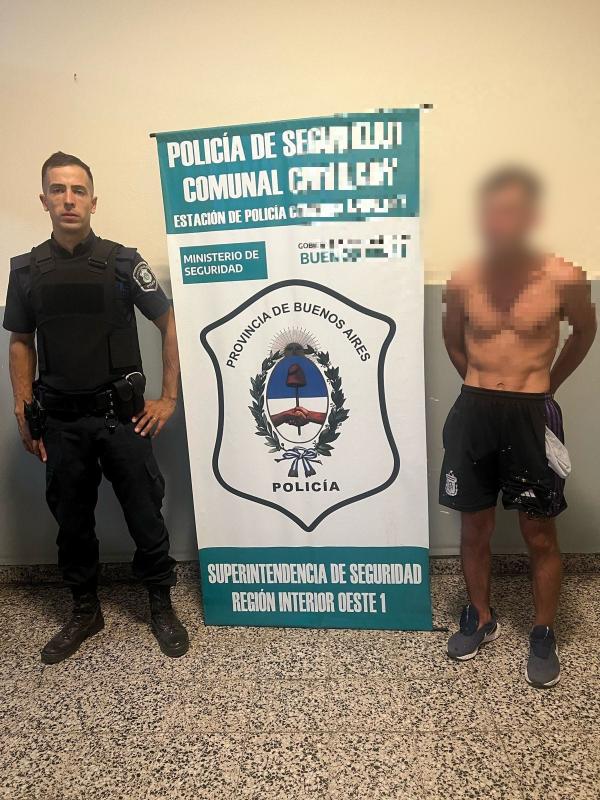 QUISO INGRESAR A ROBAR A UNA VIVIENDA Y FUE DETENIDO