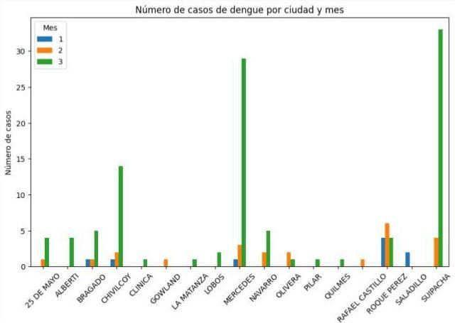 Preocupación por notable incremento de casos de dengue en Mercedes, Suipacha y Chivilcoy
