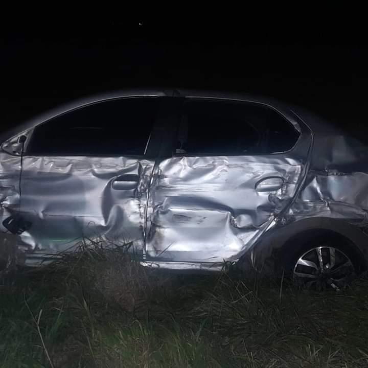 Choque en Ruta 5 y acceso a Mechita