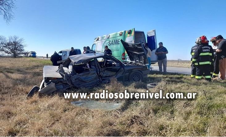 Vecinos de Castilla involucrados en accidente ocurrido en Ruta 51, a la altura de Rawson