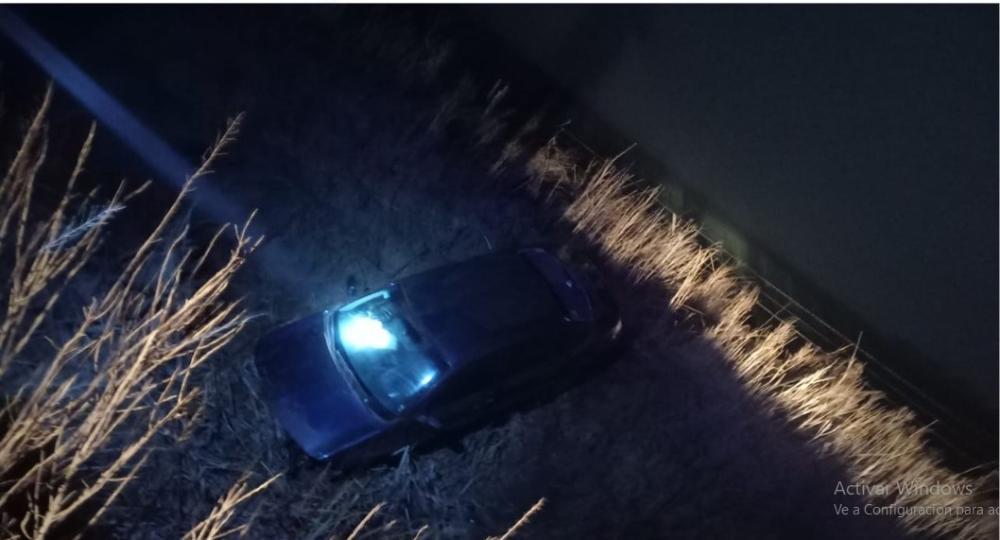 Despiste y vuelco en Ruta 5