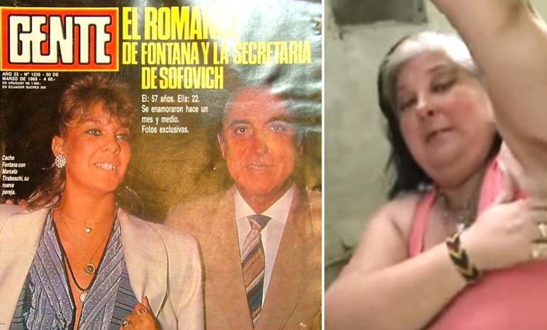 Falleció en Bragado la ex pareja de Cacho Fontana, hundida en la indigencia