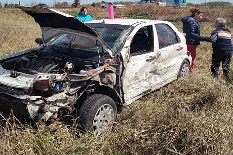 Se despistó e impactó contra un acoplado