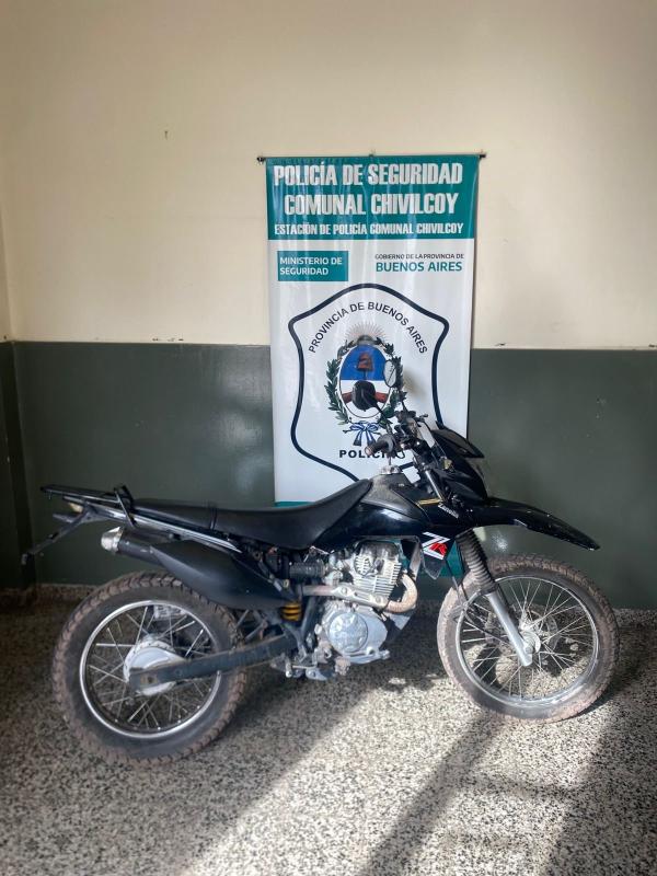 Tres menores aprehendidos por hurto de motocicletas