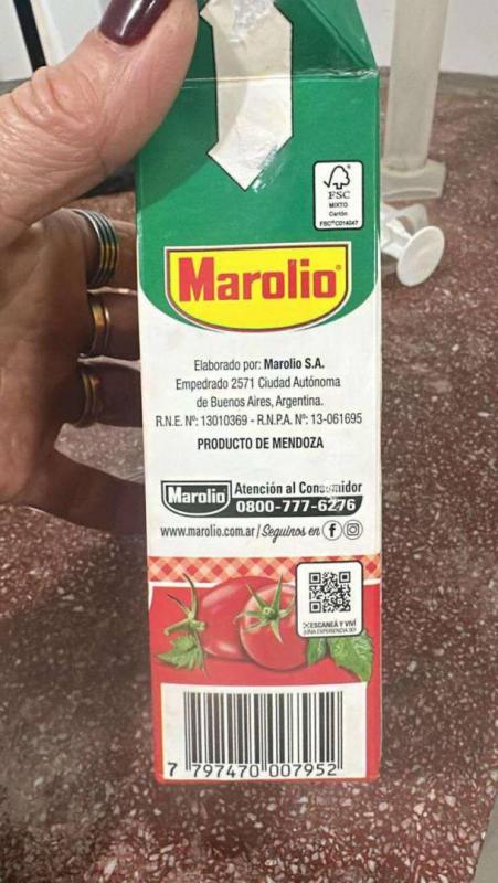 ANMAT recomendó no consumir tomate triturado de una reconocida marca