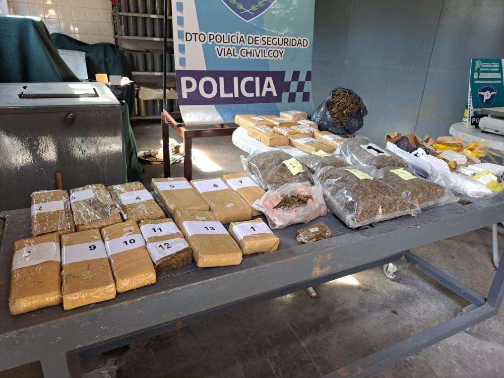 Incineración de droga secuestrada en Chivilcoy