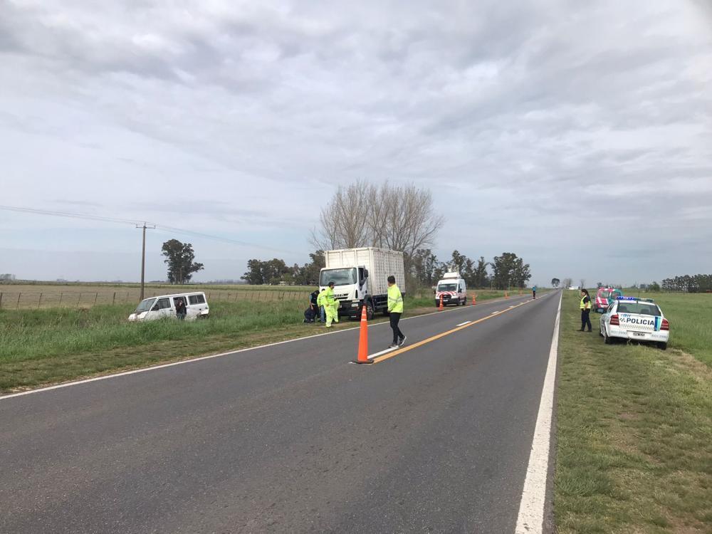 Choque en cadena sin heridos en la Ruta 5