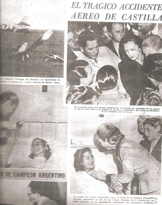 Hace 76 años caía en Castilla el avión Douglas DC4 LV-AB que regresaba de Ecuador en misión de ayuda social