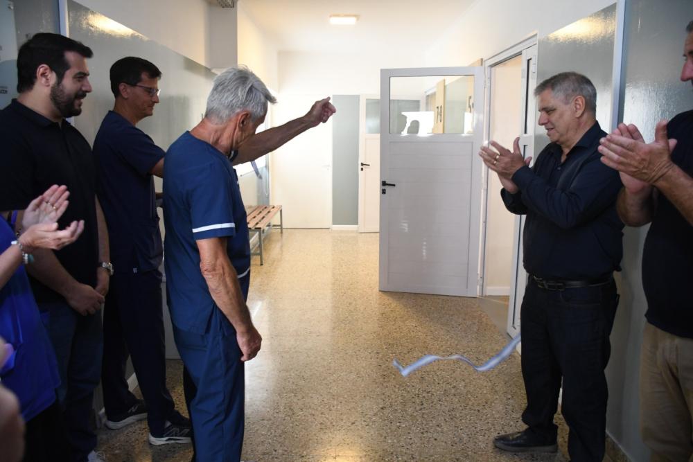 El intendente Guillermo Britos presentó nuevas obras de modernización en el Hospital Municipal “Santiago Fornos”