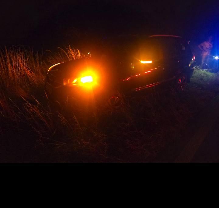 Colisionan tres vehículos por causa de un neumático suelto en la Ruta Nacional 5