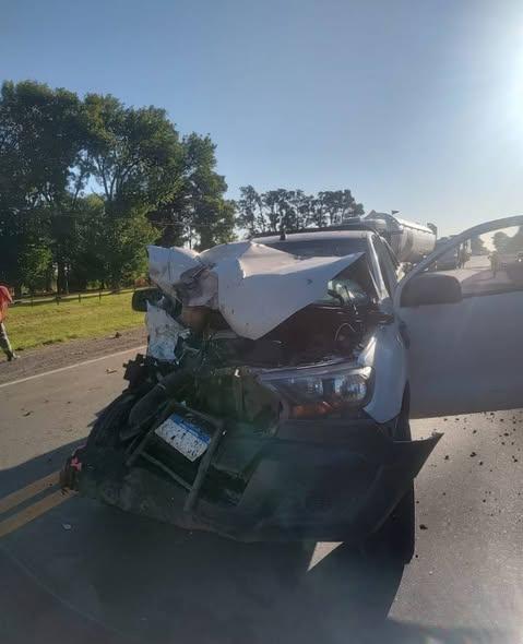 Chivilcoyanos protagonizan accidente