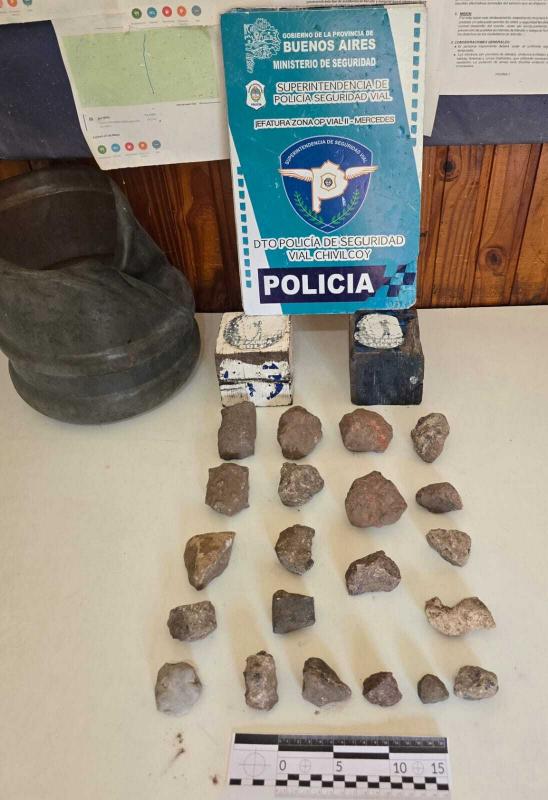 Finalmente cayeron los "tirapiedras" de la Ruta 5
