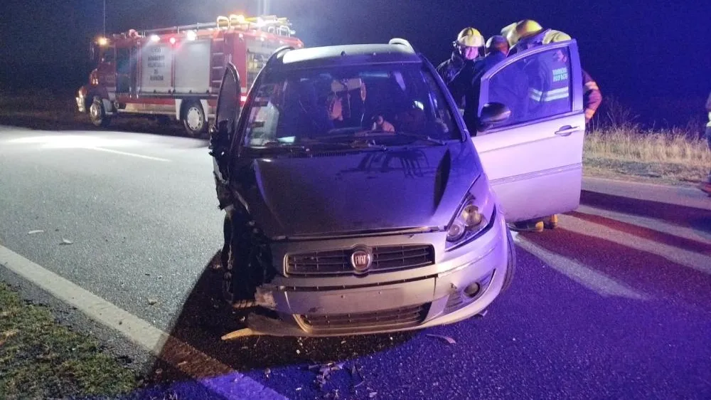 Violenta colisión sobre Ruta 5
