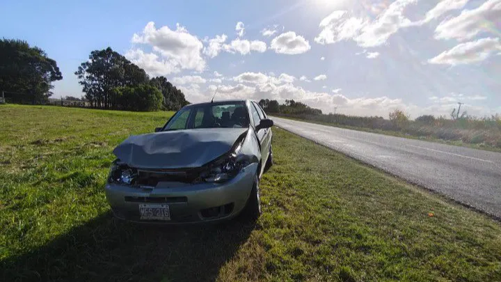 Se produjo una colisión por alcance en Ruta 30