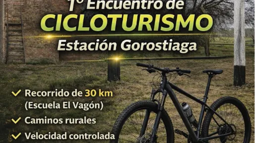 Gorostiaga se prepara para un domingo a puro cicloturismo y Feria Bio