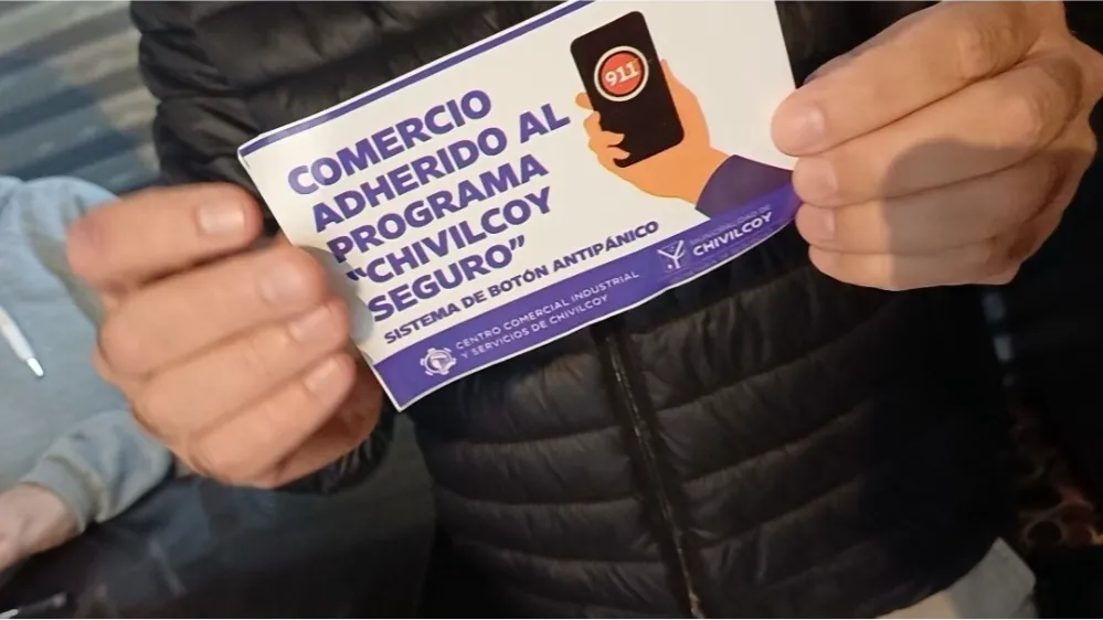 Más comerciantes se sumaron al Programa "Chivilcoy Seguro" y ya cuentan con botón antipánico en sus teléfonos celulares  