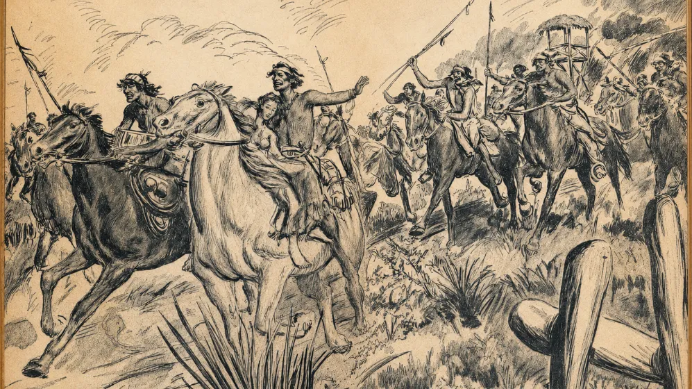 A FUEGO Y DEGÜELLO  EL MALÓN DE 1857 EN 25 DE MAYO