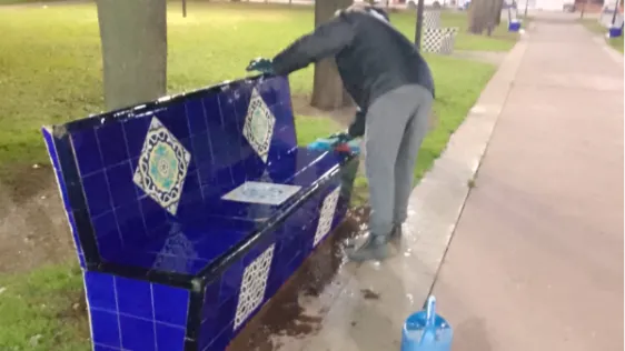Servicios Públicos despliega un operativo integral de mantenimiento en distintos puntos de la ciudad