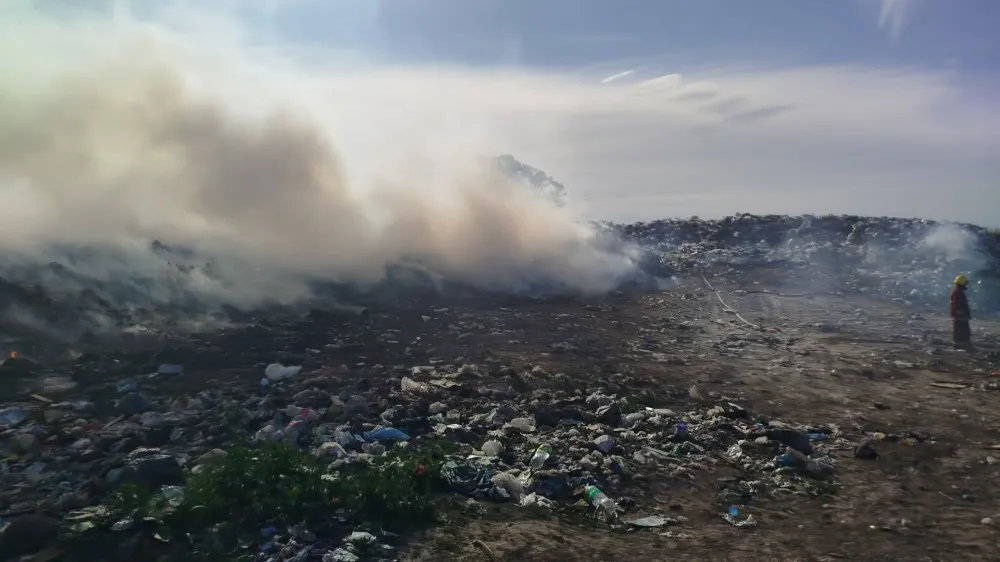 Incendio de basural